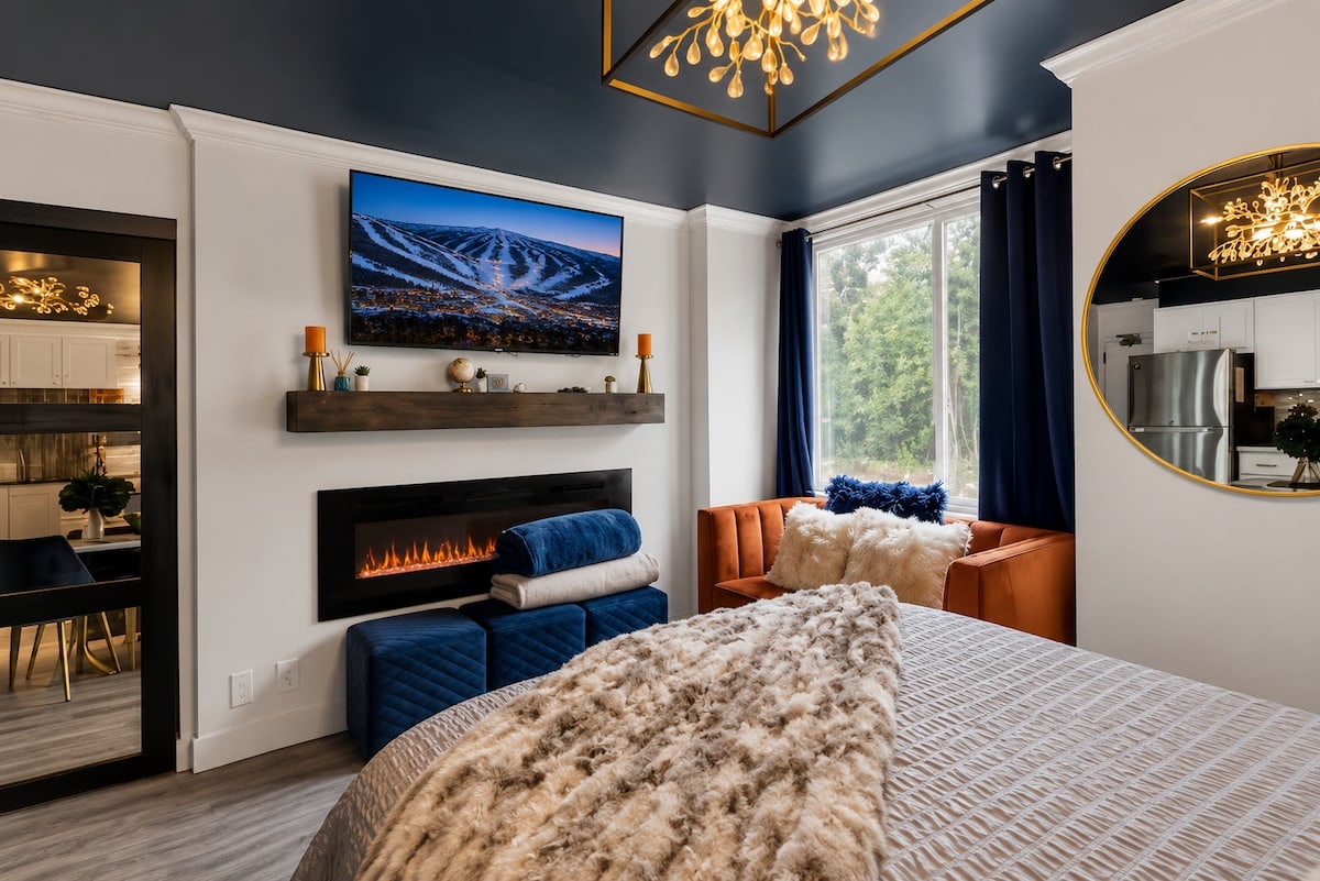 The Park City Studio, bedroom