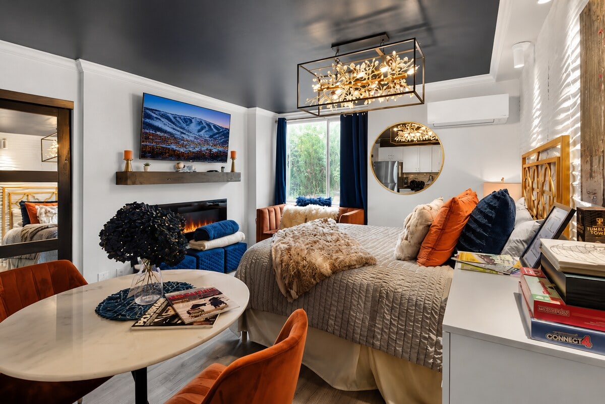 The Park City Studio, bedroom