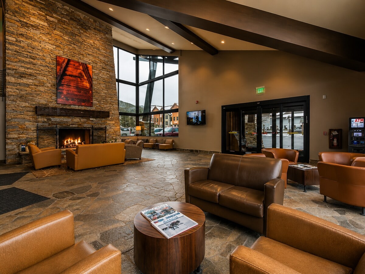 The Park City Studio, living room
