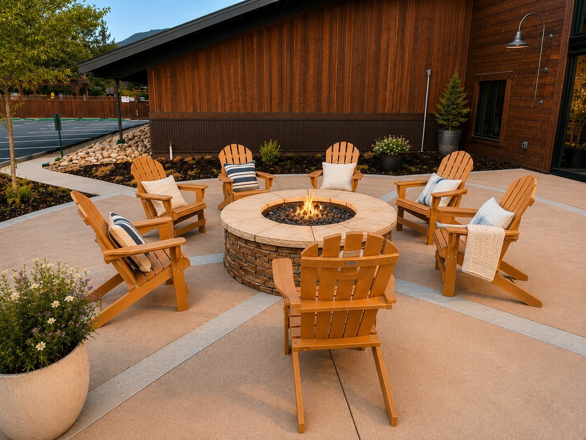 The Park City Studio, fire pit terrace, Park City, UT