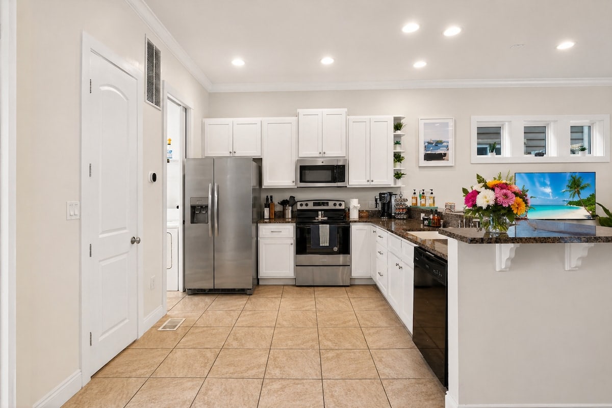 Salty Beach Getaway, kitchen